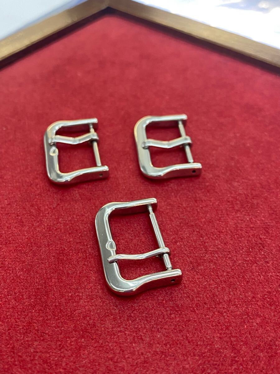 新品 20mm〜21mm幅 4コ 中古CASIO純正1コ ダイバー 腕時計バンド 尾錠 ビジョウ いろいろ 革バンド バックル _4