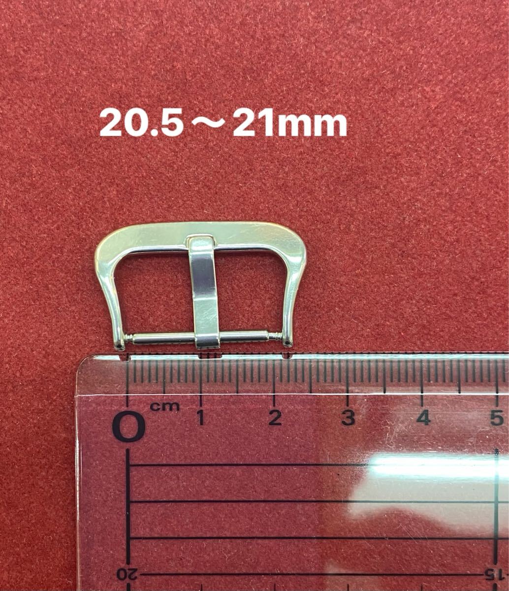 新品 20mm〜21mm幅 4コ 中古CASIO純正1コ ダイバー 腕時計バンド 尾錠 ビジョウ いろいろ 革バンド バックル _7