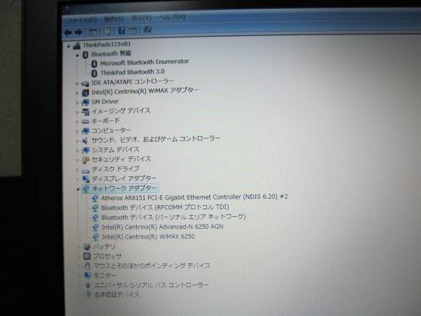 ThinkPad x121e (3045XB1) inteli3/wimax/BT/指紋認証　美品_2