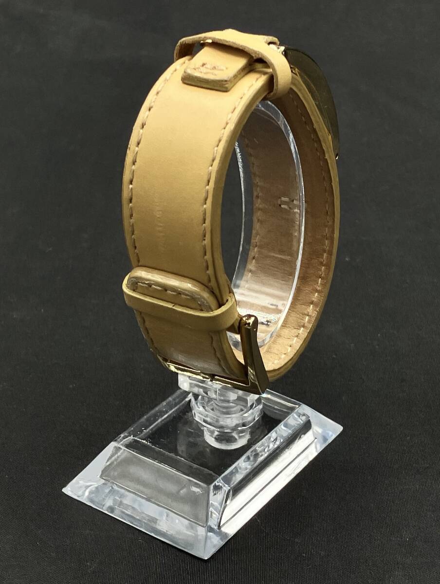 ◯電池交換済／DKNY ダナキャランニューヨーク NY9054 レディース クォーツ腕時計 純正レザーベルト_3