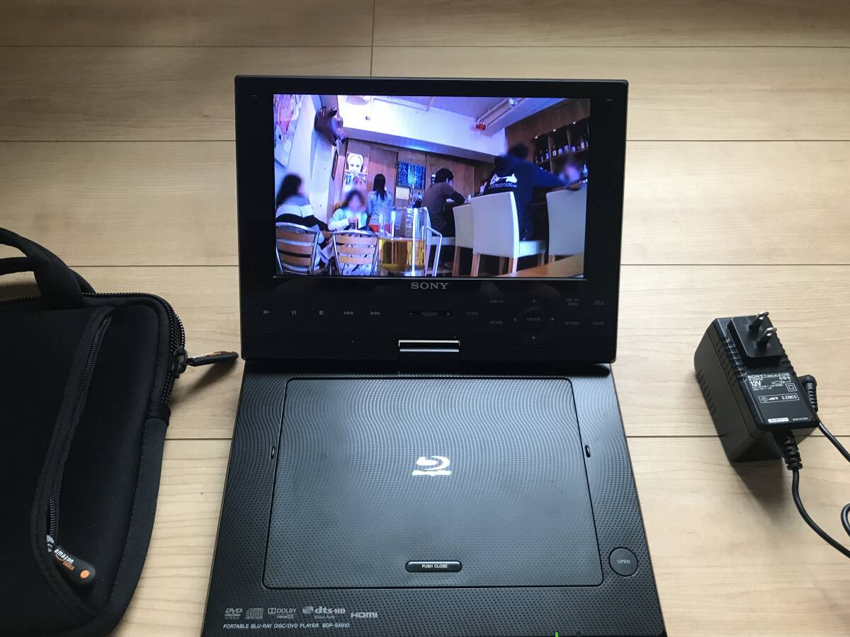 1円スタート　美品　使用回数少【SONY　BDP-SX910】ポータブルブルーレイプレーヤー・DVDプレーヤー　動作確認済み_2