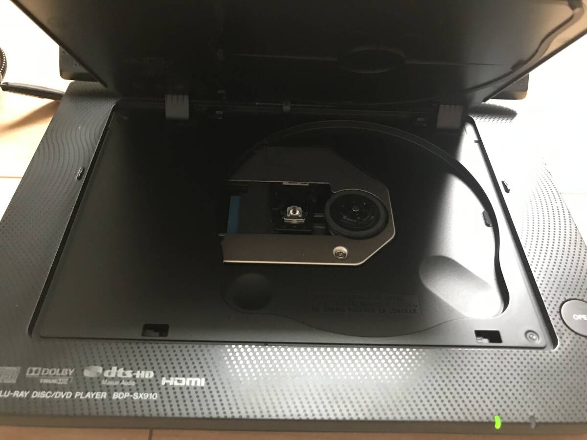 1円スタート　美品　使用回数少【SONY　BDP-SX910】ポータブルブルーレイプレーヤー・DVDプレーヤー　動作確認済み_6