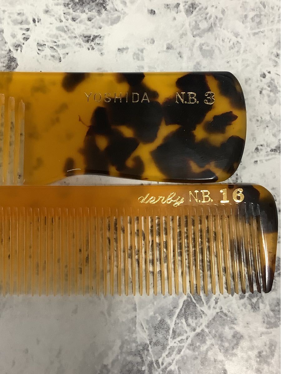 理容 コーム　　ニューべっ甲コーム　2種類_3