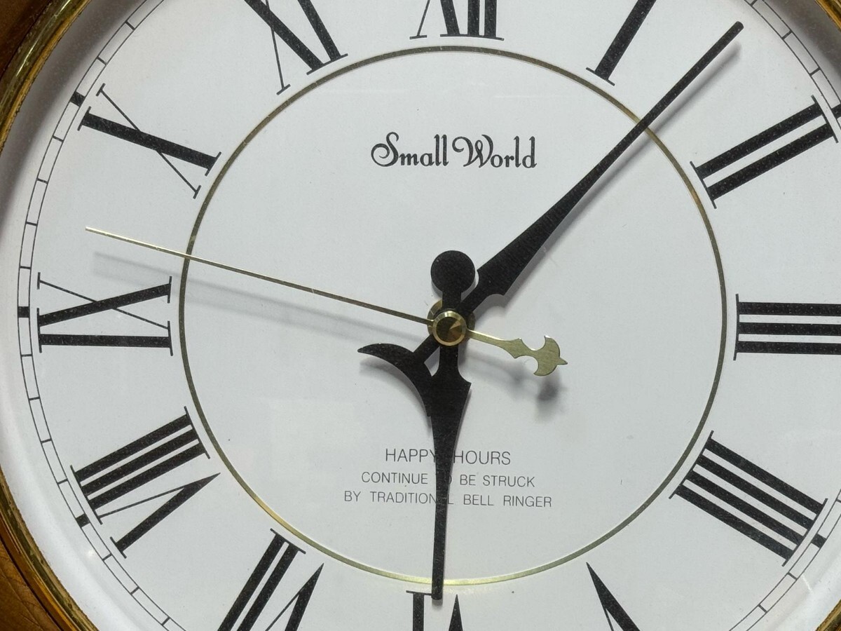 Small World スモールワールド 壁掛け 振り子時計 4MJ694RH リズム時計