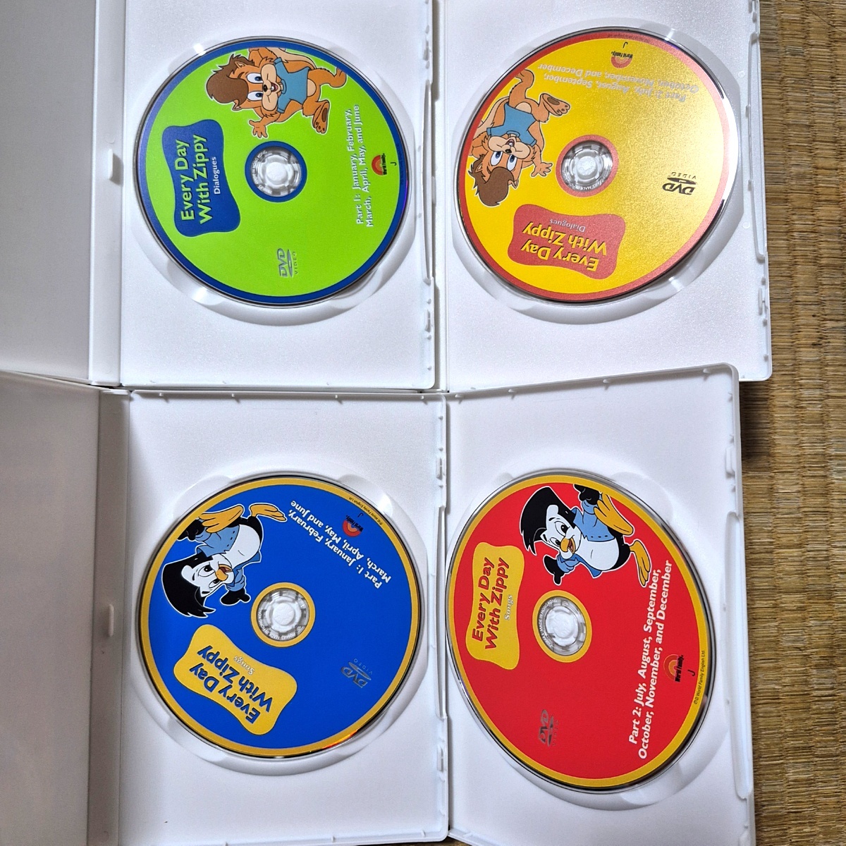 使用僅か ZIPPY and Me　EVERY DAY with ZIPPY　DVD CD ディズニーワールドイングリッシュ DWE 80s25-0544_4