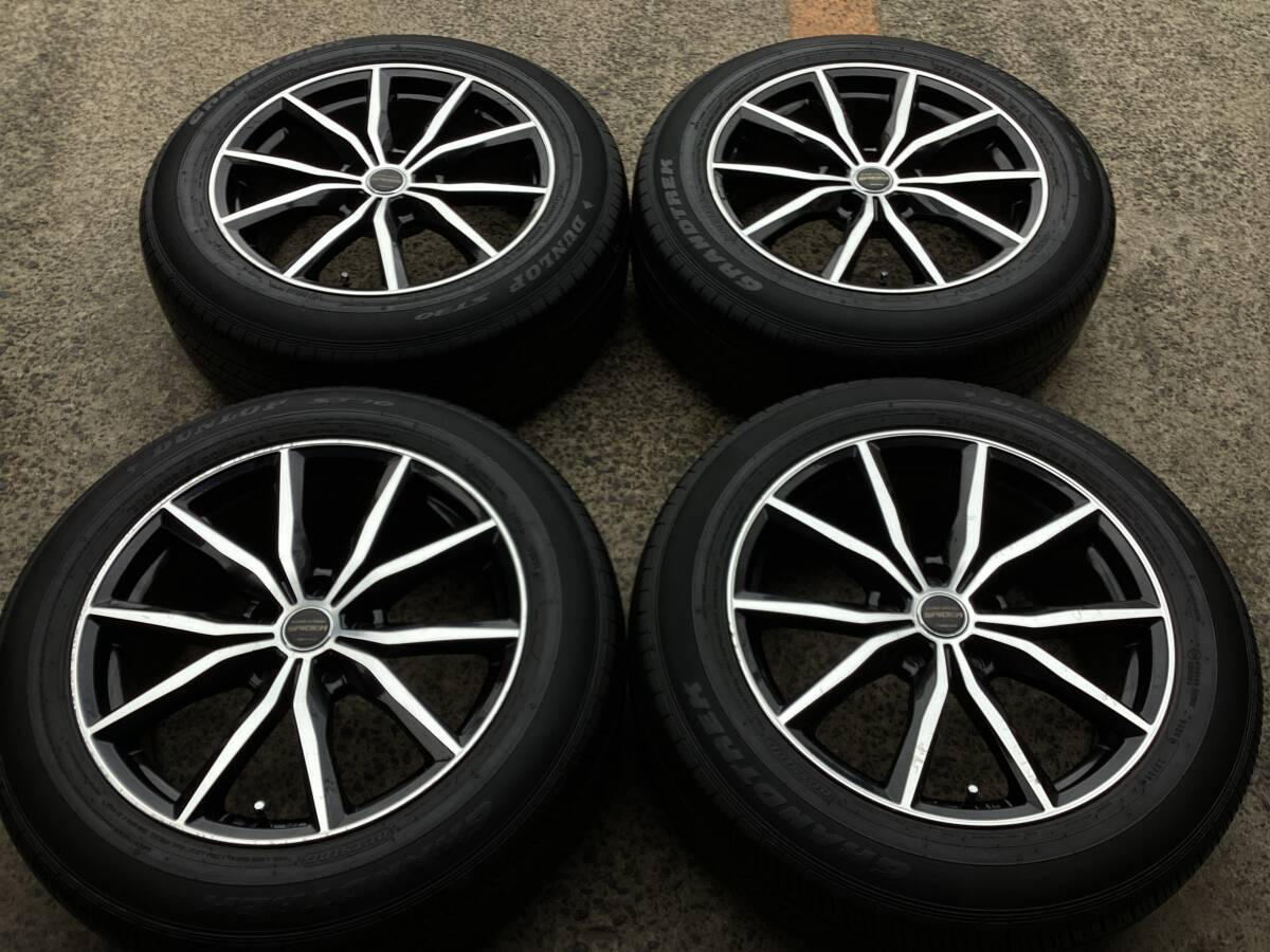 M8425 EuroSpeed ユーロスピード SPIDER X 18インチ 8J +45 114.3/5H＆225/60R18 夏タイヤ 4本_1