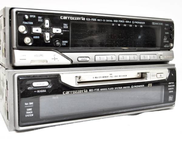 カロッツェリア】CDデッキ MDS-P700&カセットデッキ KEH-P600