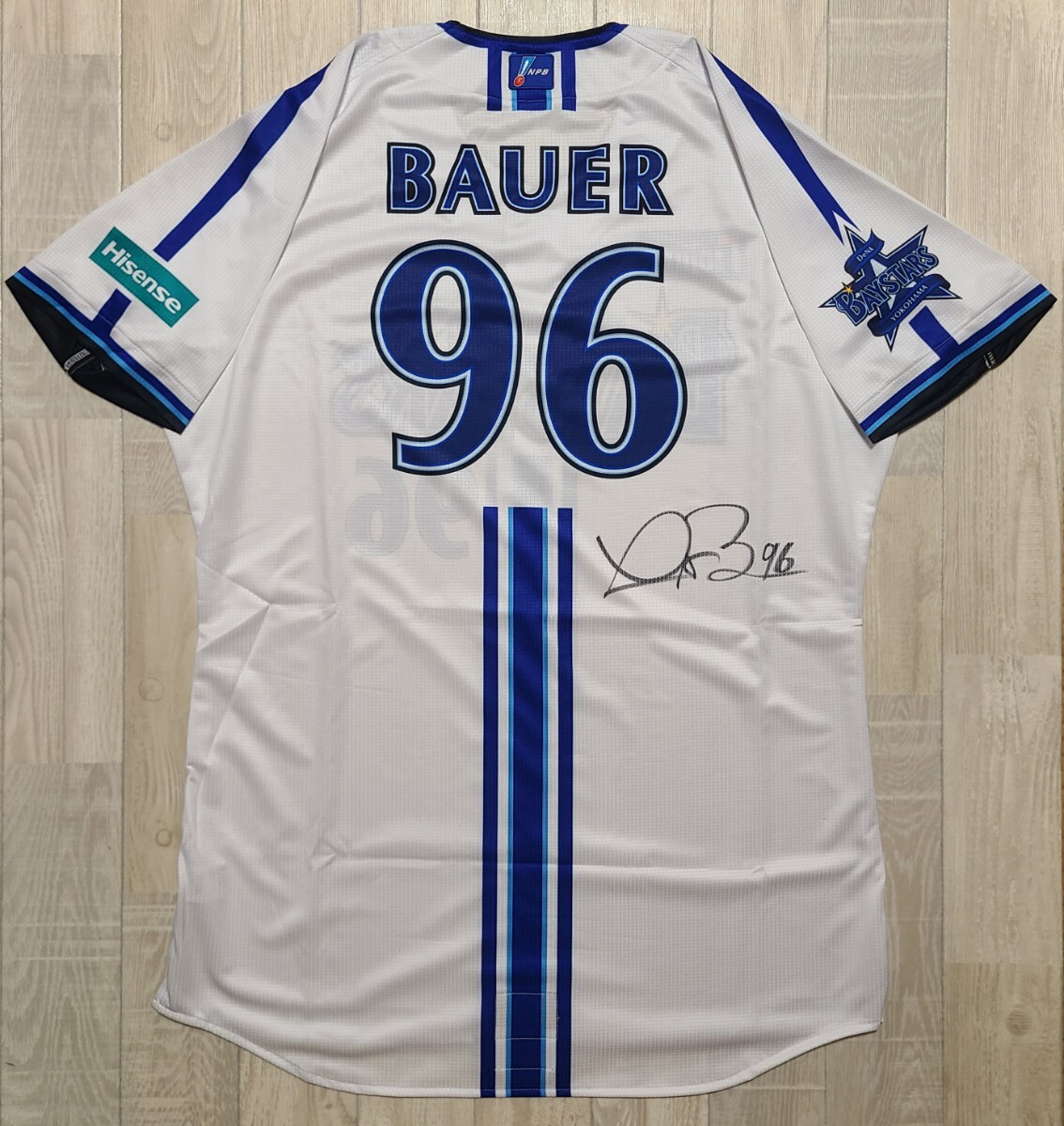 横浜DeNAベイスターズ バウアー オーセンティック ユニフォーム バウアー 支給品 実使用 モデル TREVOR BAUER OFFICIAL FANCLUB