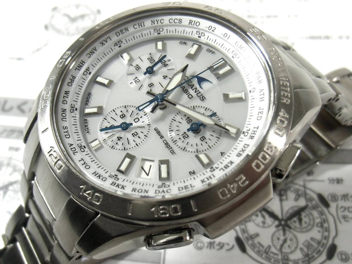 ☆レア入手困難☆超美品☆カシオ OCEANUS オシアナス 電波ソーラー時計