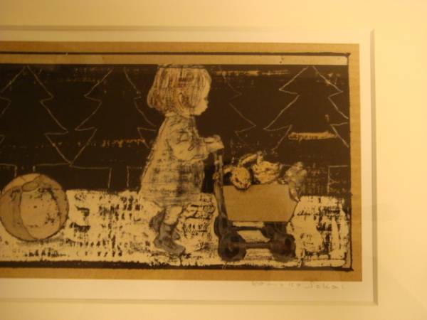 ☆サイン入☆酒井駒子「BとIとRとD」 ジークレー 版画 絵(絵本一般