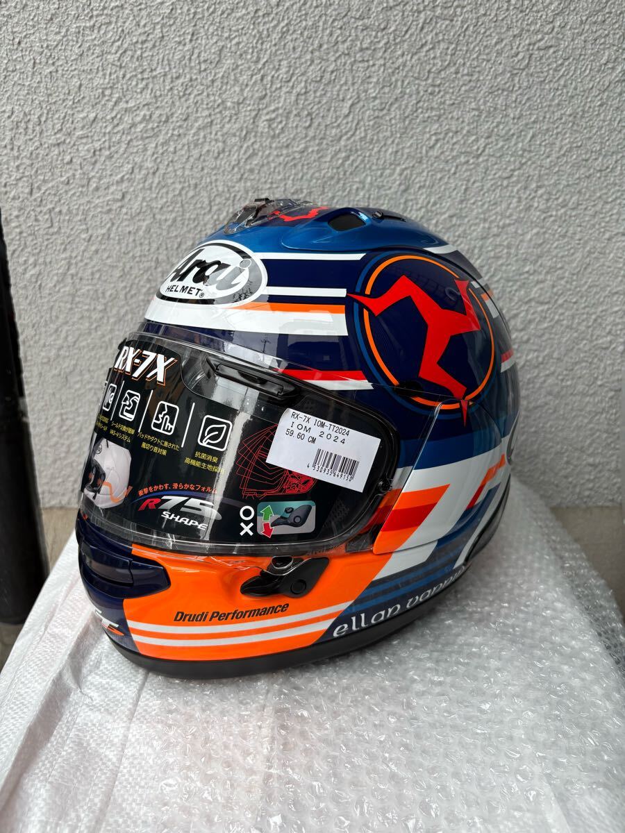 アライ RX-7X マン島TT 2024 59-60 L(ヘルメット)｜売買された
