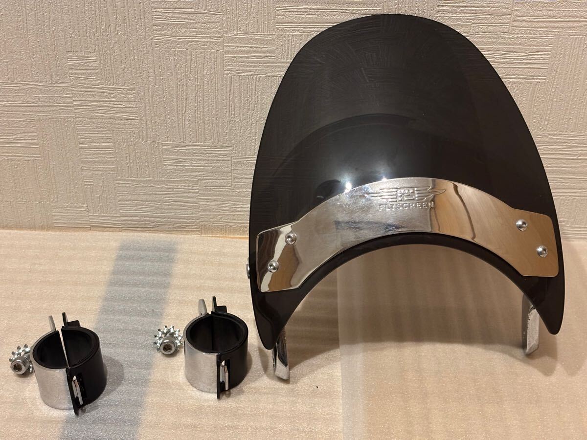 ハーレーダビッドソン　HARLEY-DAVIDSON fxdl National Cycle フライスクリーンLS・ウインドシールド　ダークスクリーン/クローム_1