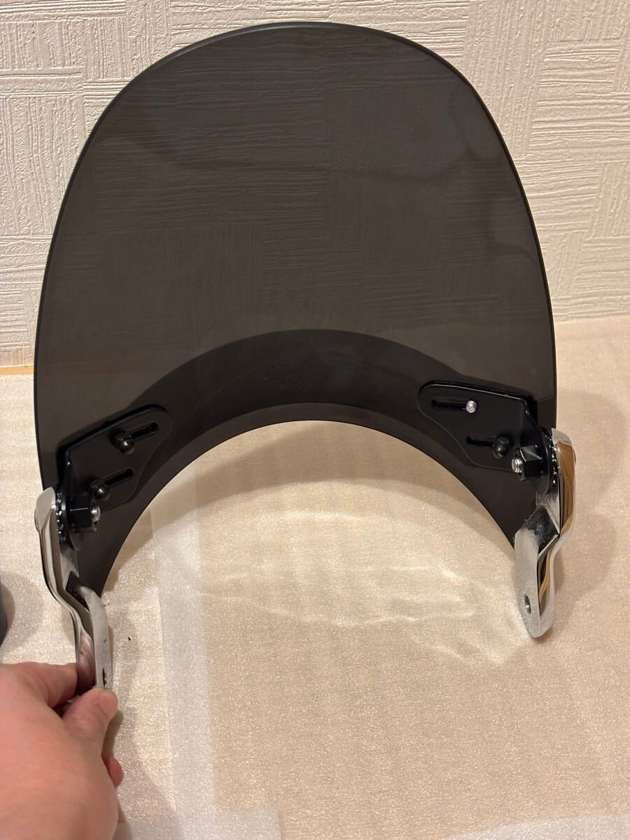 ハーレーダビッドソン　HARLEY-DAVIDSON fxdl National Cycle フライスクリーンLS・ウインドシールド　ダークスクリーン/クローム_2