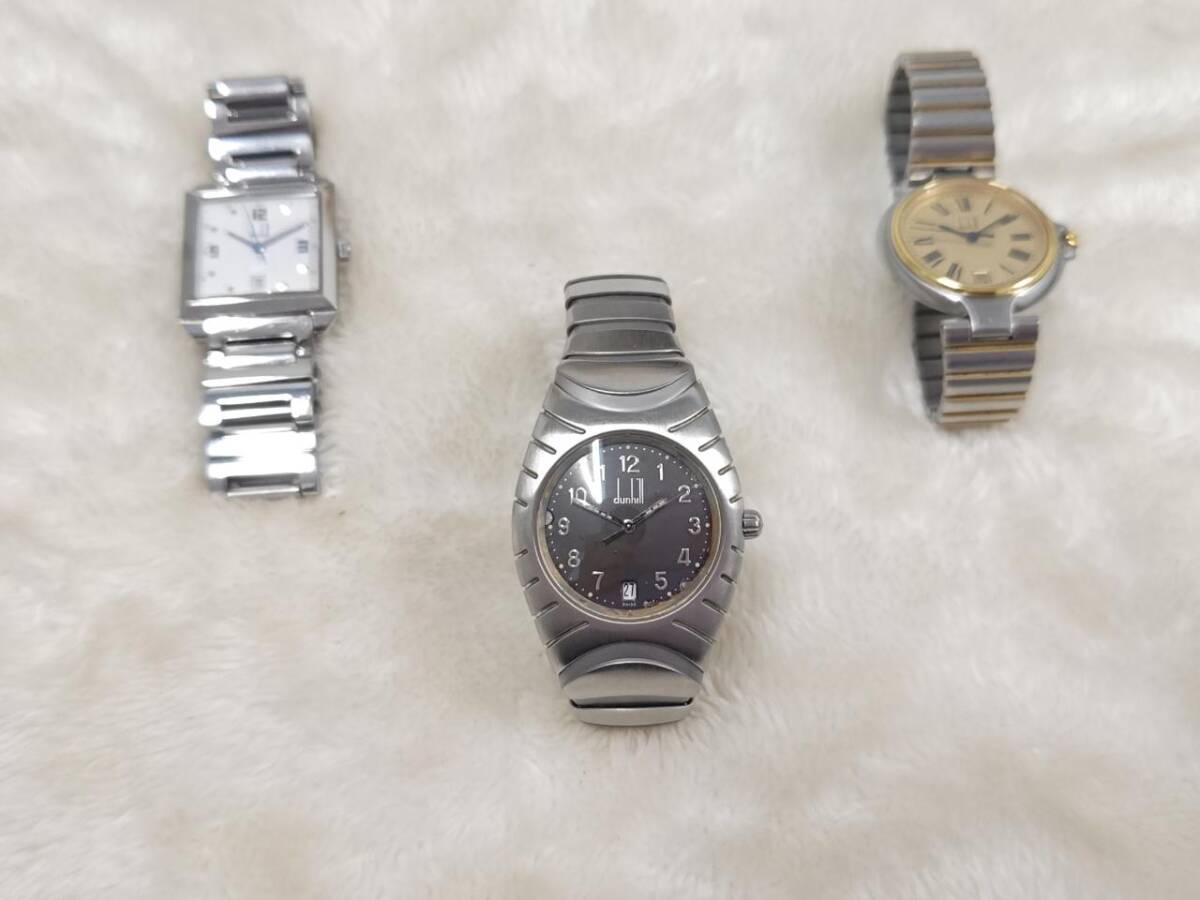 6-8 ダンヒル　dunhill　腕時計　まとめ　3本セット　ヨルグイゼック　他　不動品　ジャンクあり_1