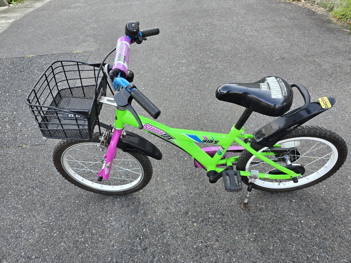シルバーフォックス　キッズ自転車　美品 店舗受取限定】KID'S SILVERFOX 子ども用マウンテンバイク 18インチ