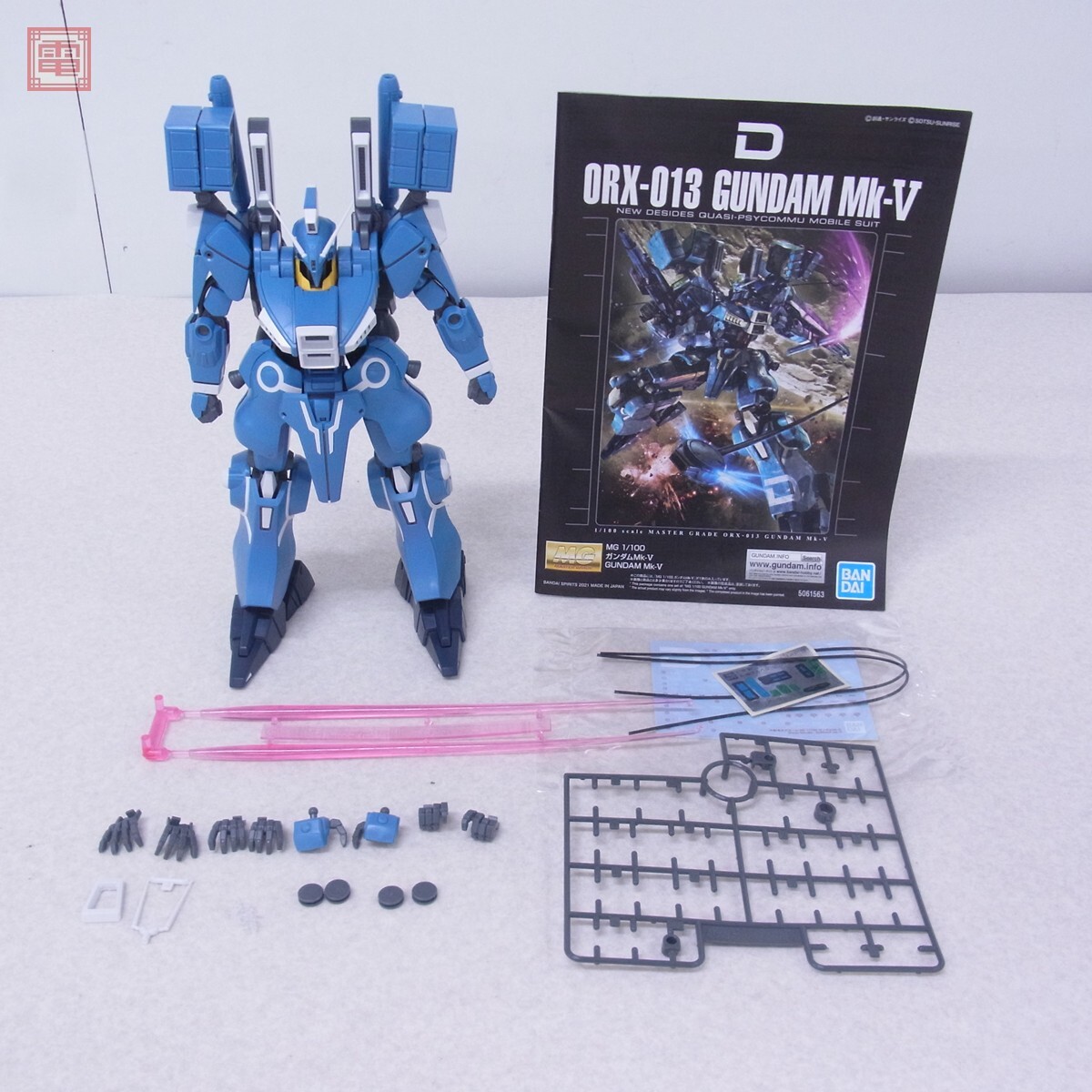 組立済 バンダイ MG 1/100 ガンダムMk-V ガンダム・センチネル 欠品有