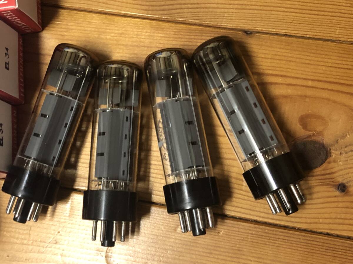 ☆テレフンケン TELEFUNKEN EL34/6CA7 Made in Germany クアッド NOS☆_3