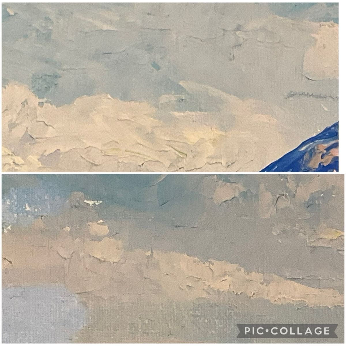 真作□油彩□森田秀和□『武甲山（秩父市）』□風景画巨匠・壮大最高