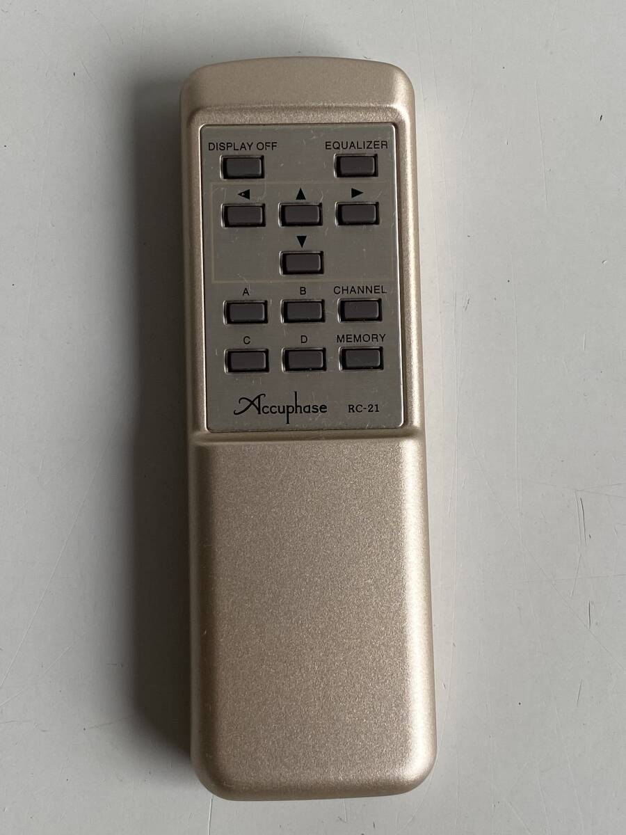 ⑰t340◇Accuphase アキュフェーズ◇リモコン RC-21 オーディオ機器 DG
