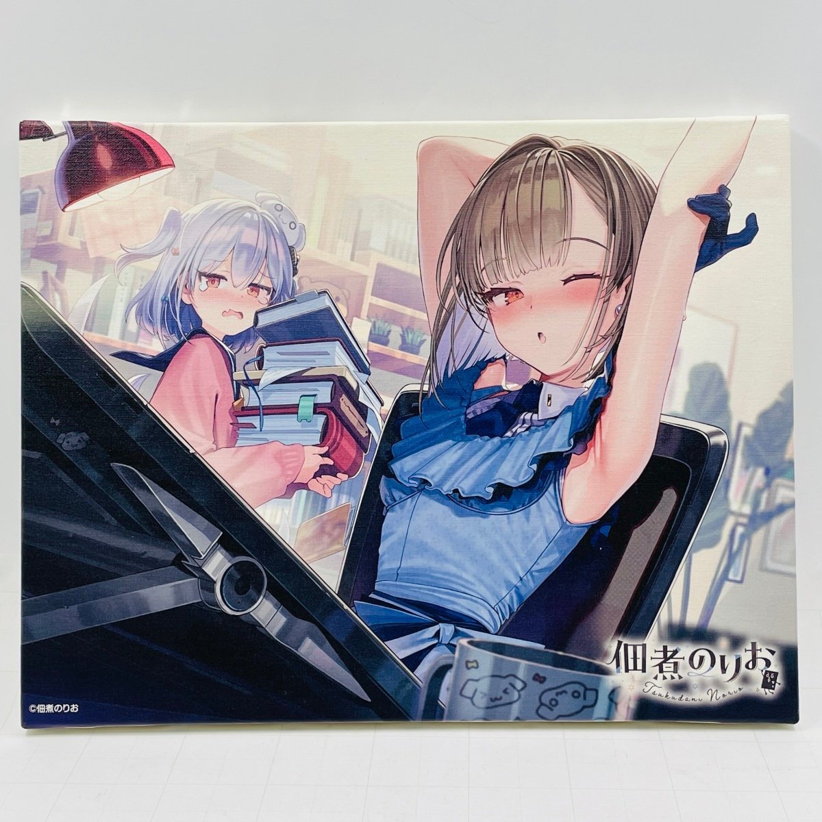 佃煮のりお　直筆サイン入り複製原画　C 中古品 のりプロ 佃煮のりお 新モデル3.0記念 キャンバスアート 佃煮の