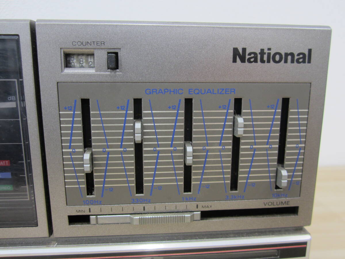 National ナショナル RX-C45 ラジカセ 昭和レトロ カセットデッキ