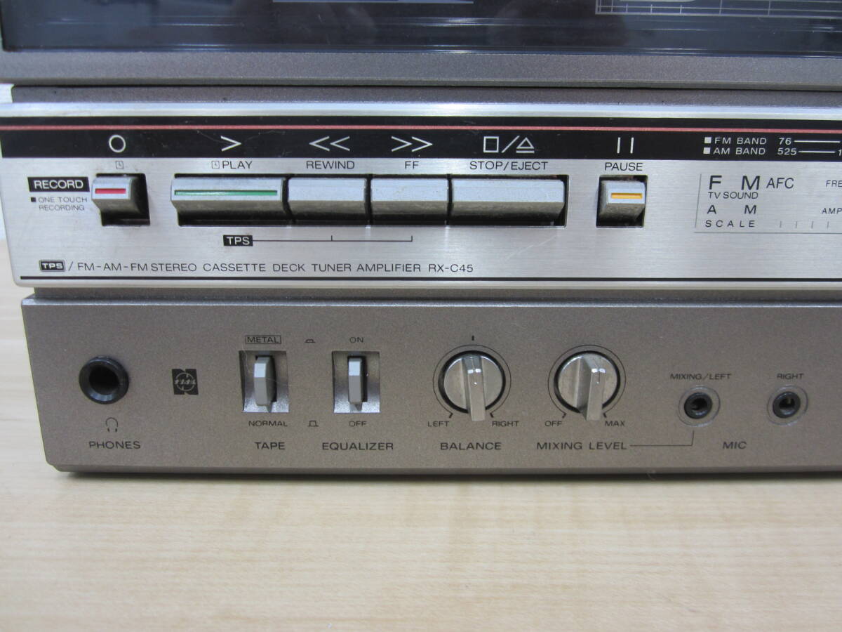 National ナショナル RX-C45 ラジカセ 昭和レトロ カセットデッキ