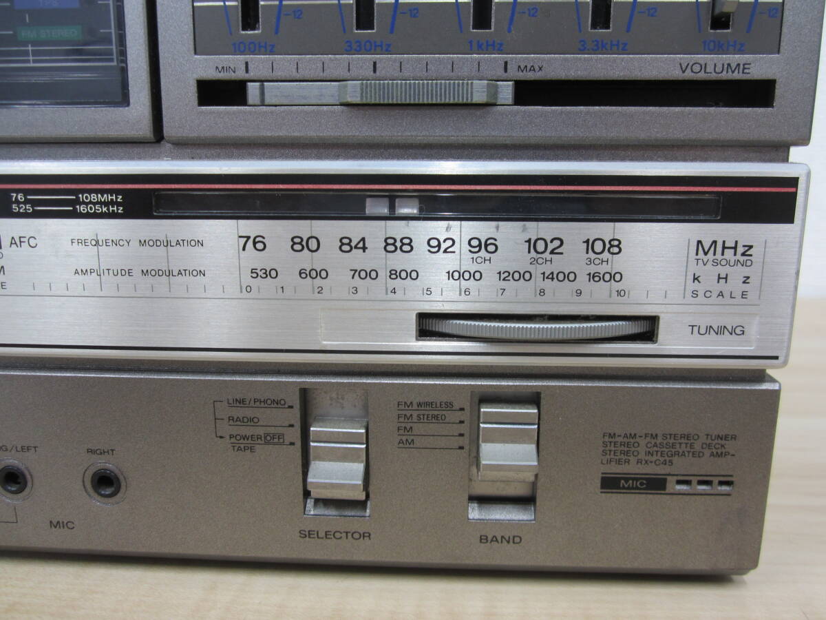 National ナショナル RX-C45 ラジカセ 昭和レトロ カセットデッキ
