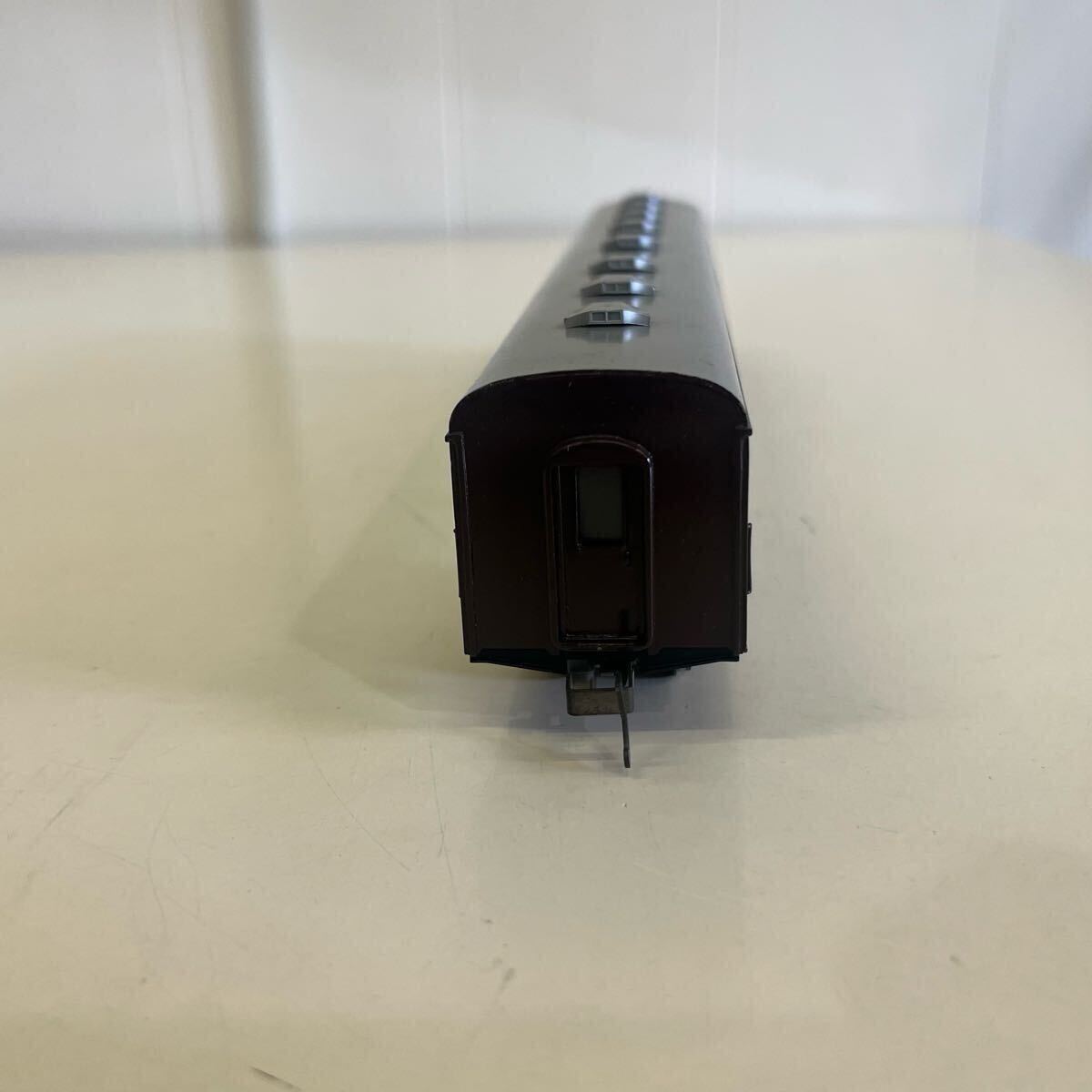 天賞堂 国鉄 オユ12 郵便車 茶色 HOゲージ 鉄道模型 外観良好_5