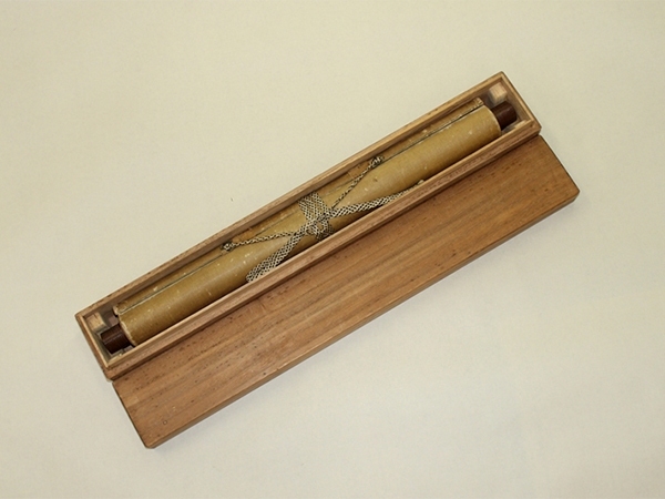 【模写】狩野安信永真【岩上観音】◆絹本◆合箱◆掛軸 r03001a_3