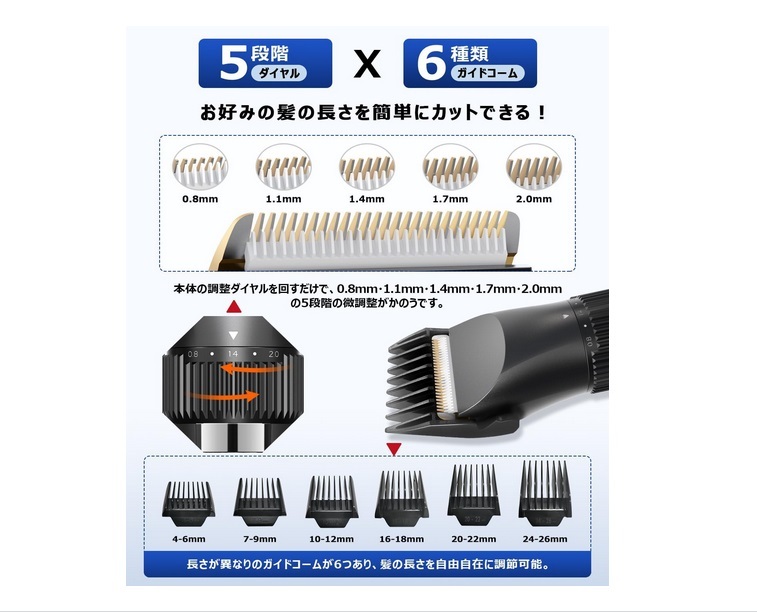 ■バリカン 電動 ヘアカッター 電動ばりかん 家庭/業務用 ■_4