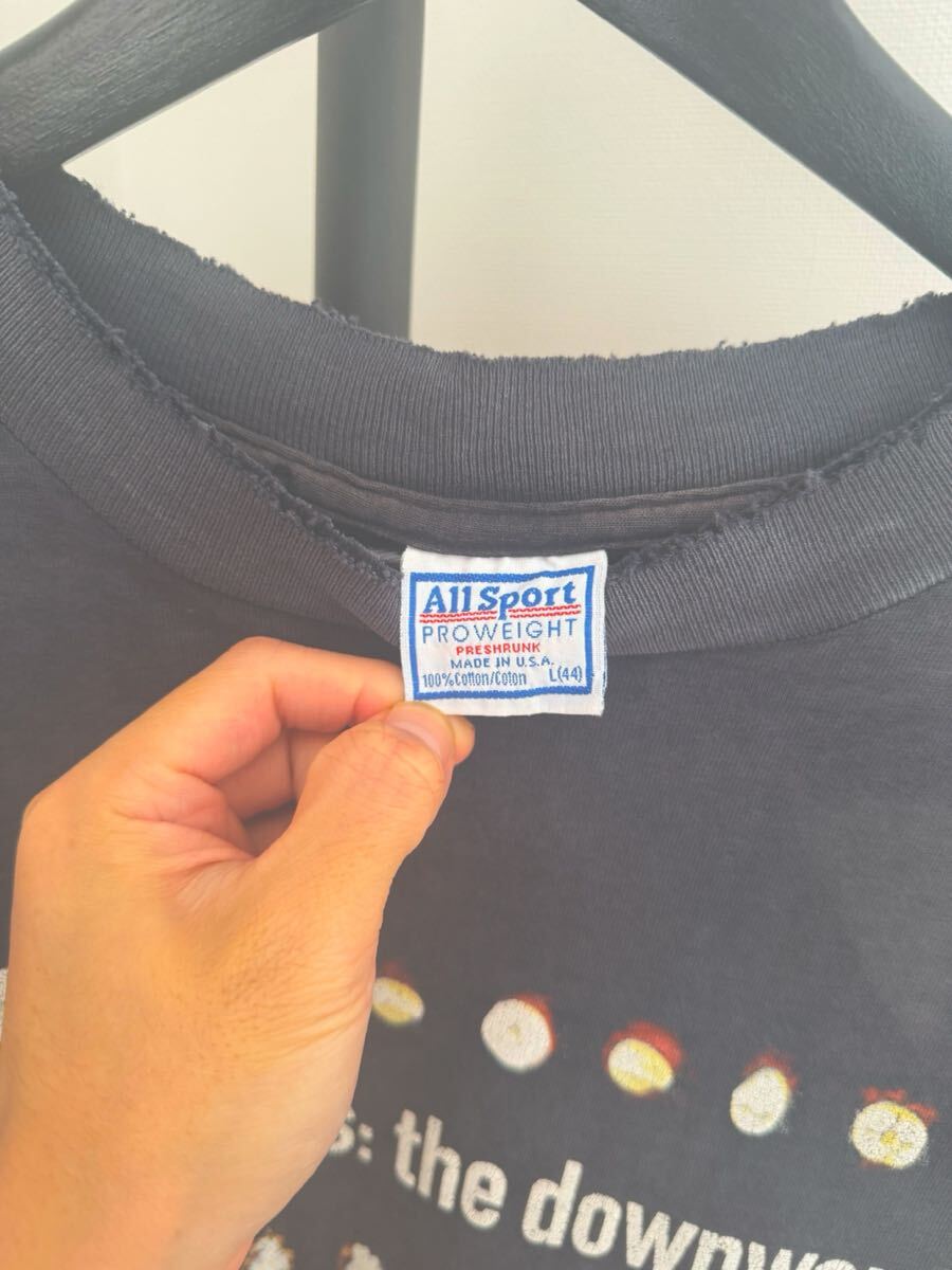 【90s ビンテージ】Nine Inch Nails The Downword Spiral Tシャツ All sports Lサイズ 【1円出品 売り切り】_3