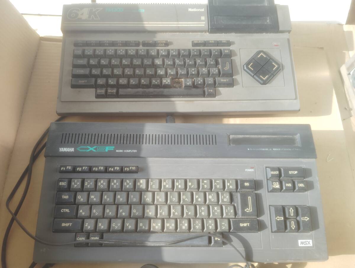 2個まとめて MSX FS-1300 CX-5F ミュージックパソコン レトロ パソコン