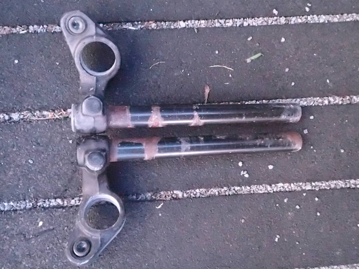 スズキＲＧ２５０ガンマ　ＧＪ21Ａ　純正ハンドル／トップブリッジ・ステム_2