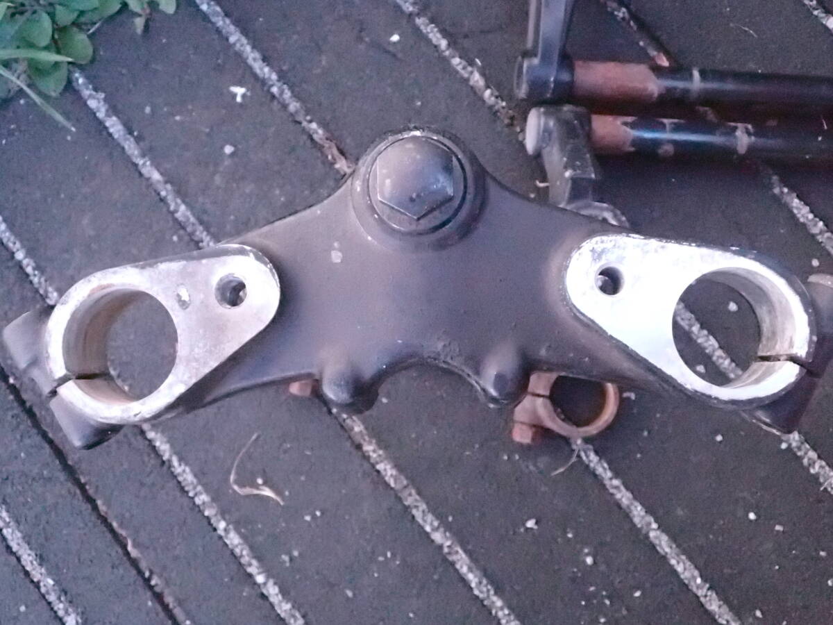 スズキＲＧ２５０ガンマ　ＧＪ21Ａ　純正ハンドル／トップブリッジ・ステム_5