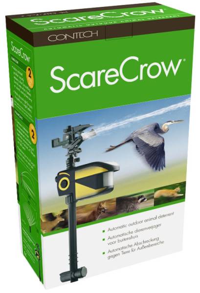 自動水噴射式 猫退治 猫よけ ScareCrow スケアクロウ 乾電池駆動