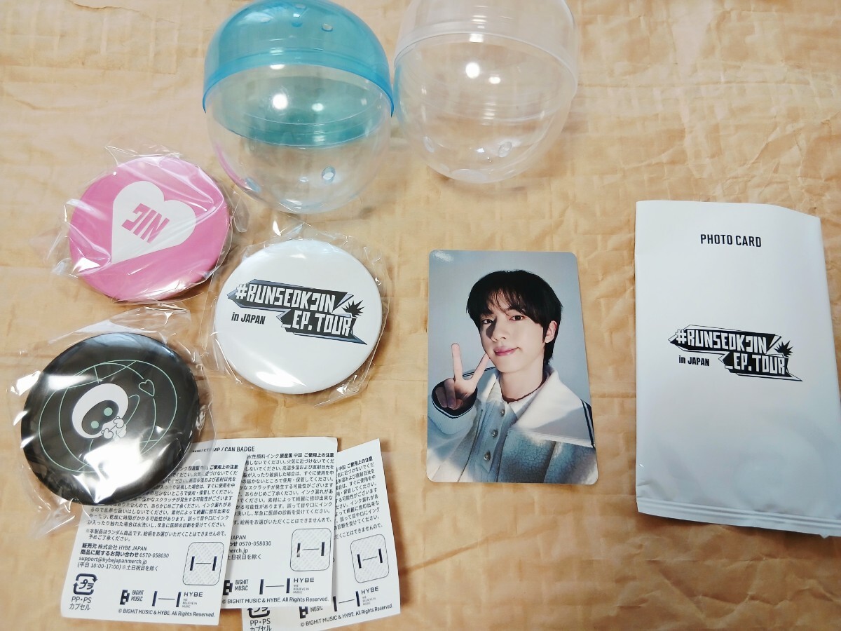 BTS JIN RUN SEOKJIN EP. TOUR JAPAN コンソート ミニフォト フォト