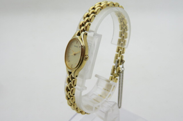1円～【動品】SEIKO セイコー 1F21-5A00 ブレスレットウォッチ