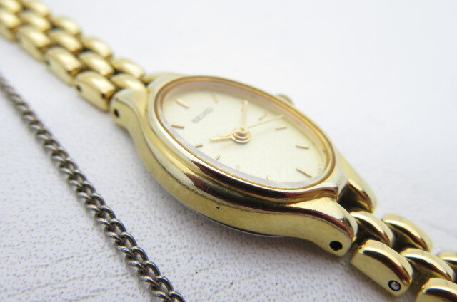 1円～【動品】SEIKO セイコー 1F21-5A00 ブレスレットウォッチ