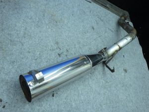 【D】フィアット 社外品 リアマフラー サイレンサー RACE TIP ワンオフ 141 フィアット