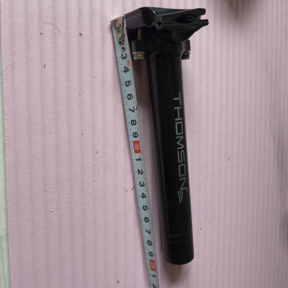 値下げ　即決　送料込み　THOMSON トムソン ELITE エリート シートポスト　27.2 カット済中古_1