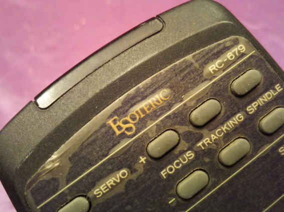 【リモコンのみ】 Esoteric RC-679 ワイヤレスリモコン for Esoteric P-0 P-0s ジャンク(一部動作不良・動作無保証)_4