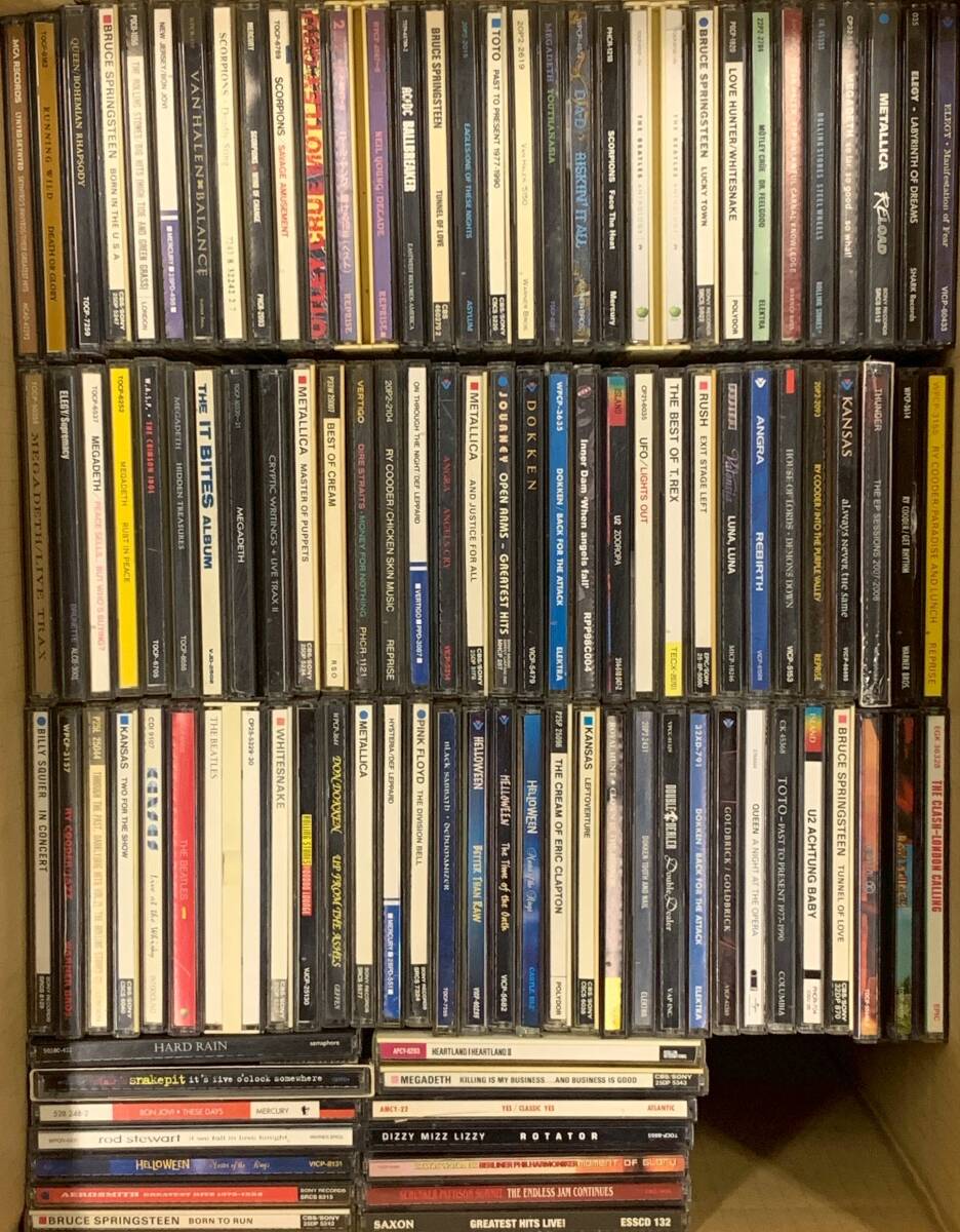 洋楽 CD 約2500枚 120サイズ 10箱 まとめ売り 大量　帯付き有 017_3