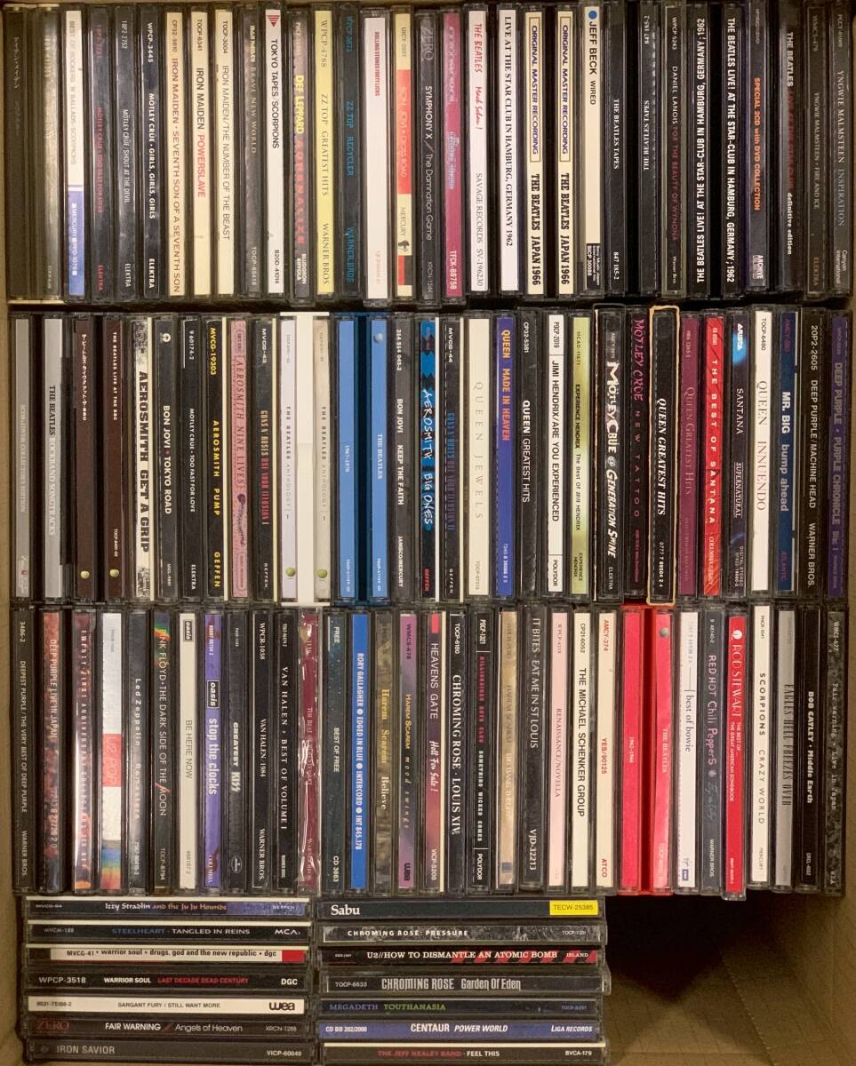 洋楽 CD 約2500枚 120サイズ 10箱 まとめ売り 大量　帯付き有 017_5