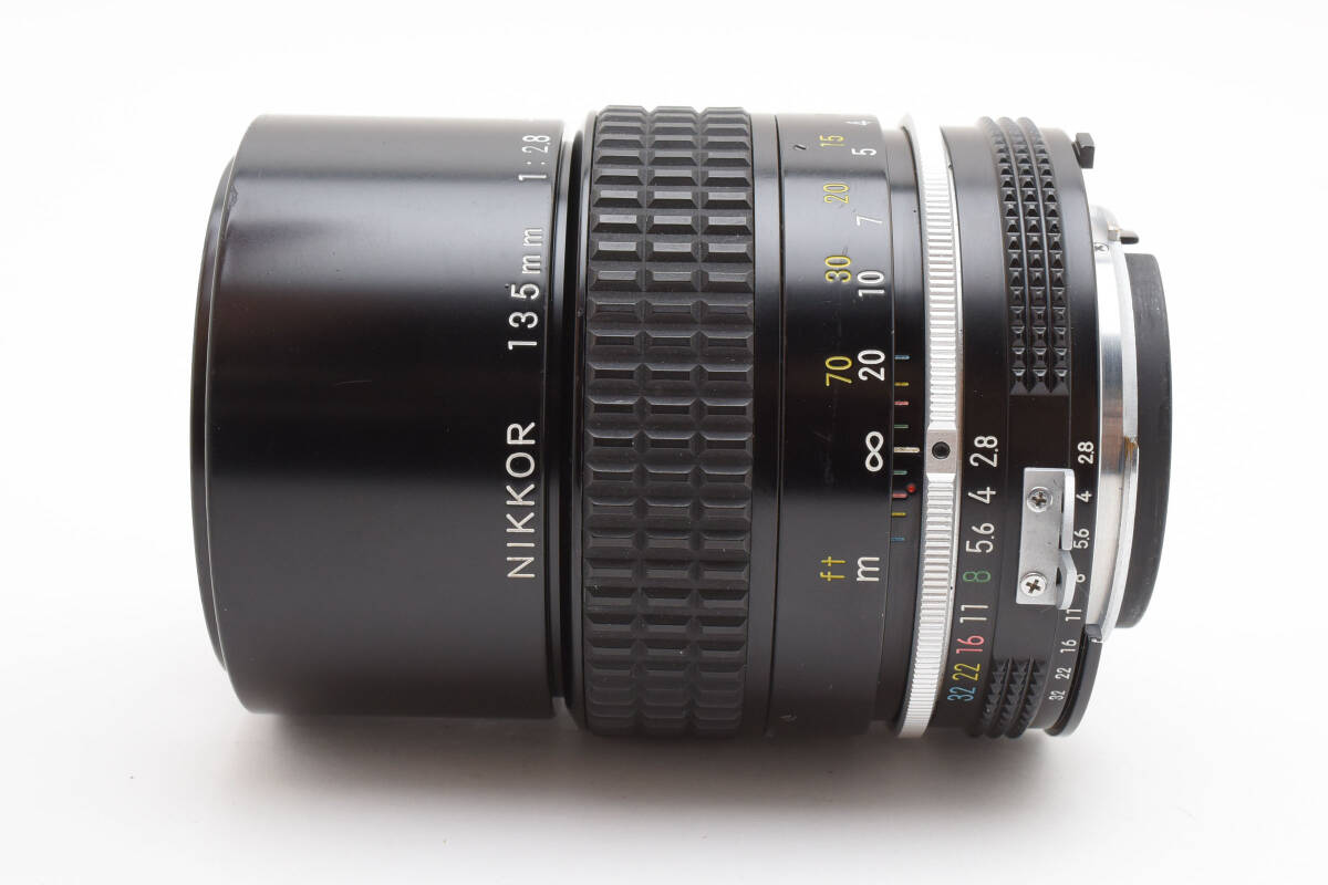 5093 【良品】 Nikon Ai Nikkor 135mm F2.8 Telephoto MF Prime Lens ニコン MF単焦点レンズ_7