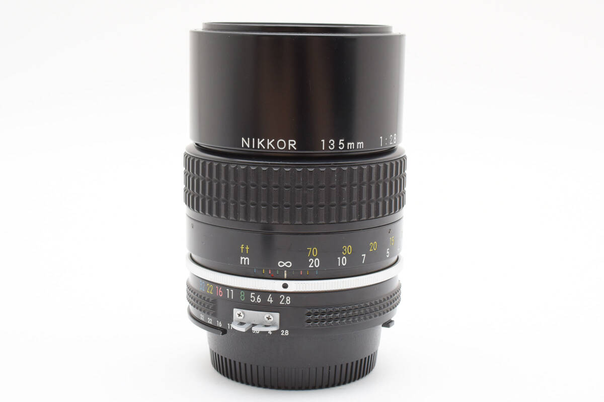 5093 【良品】 Nikon Ai Nikkor 135mm F2.8 Telephoto MF Prime Lens ニコン MF単焦点レンズ_8