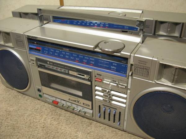 レトロラジカセ SHARP GF-382とGF-490 中古ジャンク(ラジカセ)｜売買