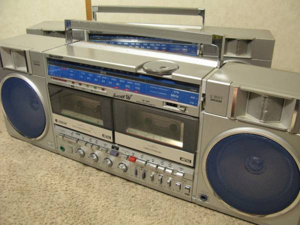 レトロラジカセ SHARP GF-382とGF-490 中古ジャンク(ラジカセ)｜売買