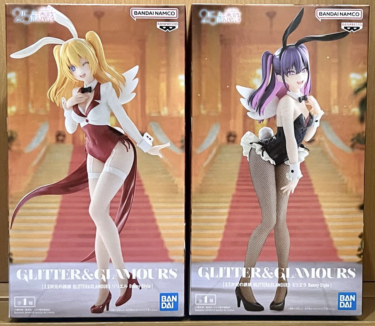 2.5次元の誘惑未開封フィギュアリリエル　ミリエラ 2.5次元の誘惑 GLITTER&GLAMOURS リリエル ミリエラ Bunny Style