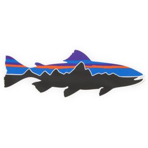 パタゴニア ステッカー フィッツロイ トラウト PATAGONIA FITZROY TROUT 魚 鱒 釣 フライ