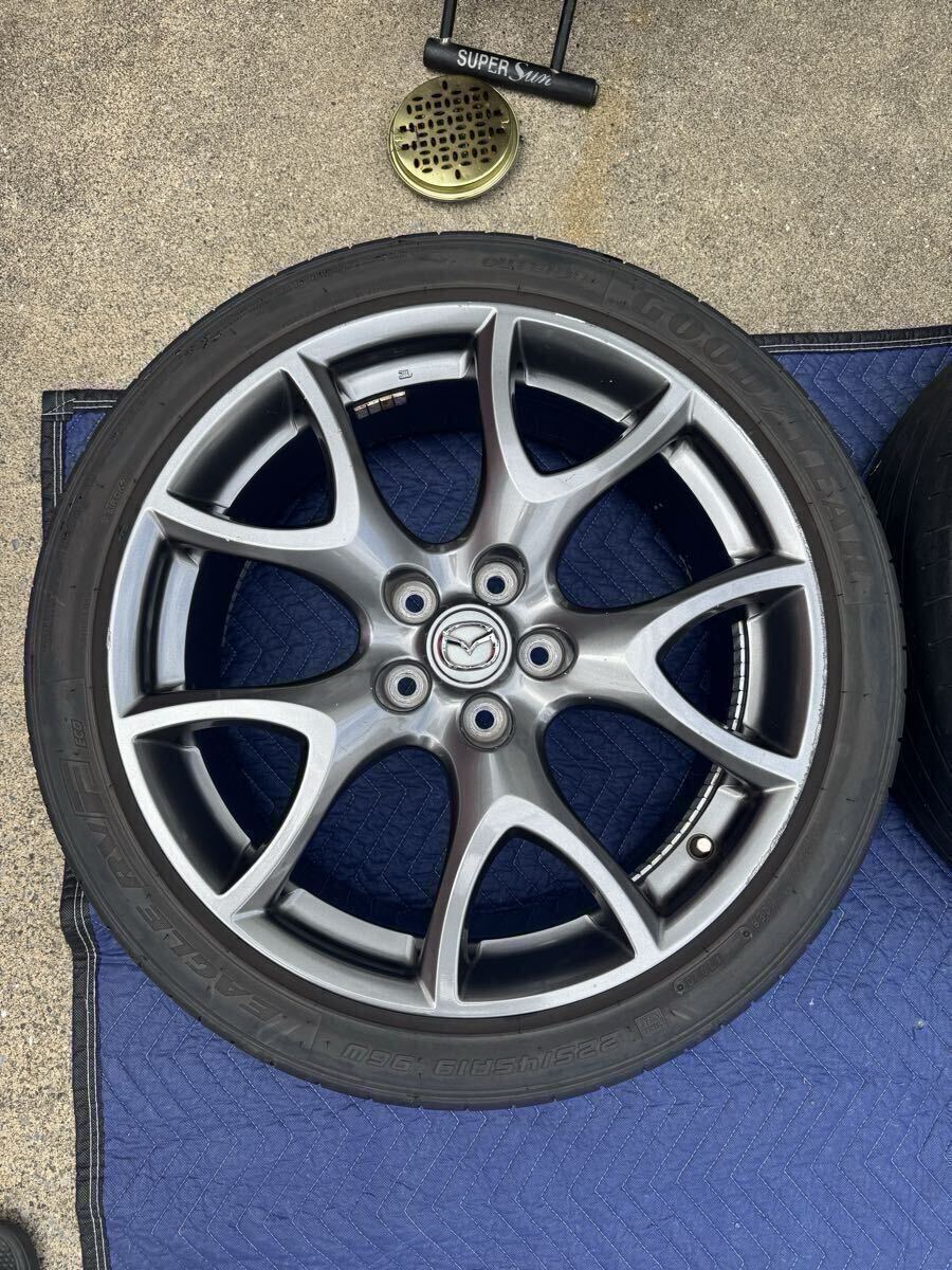 希少】SE3P RX-8 後期 純正 BBS RG503 ホイール シルバー系 19×8.0 